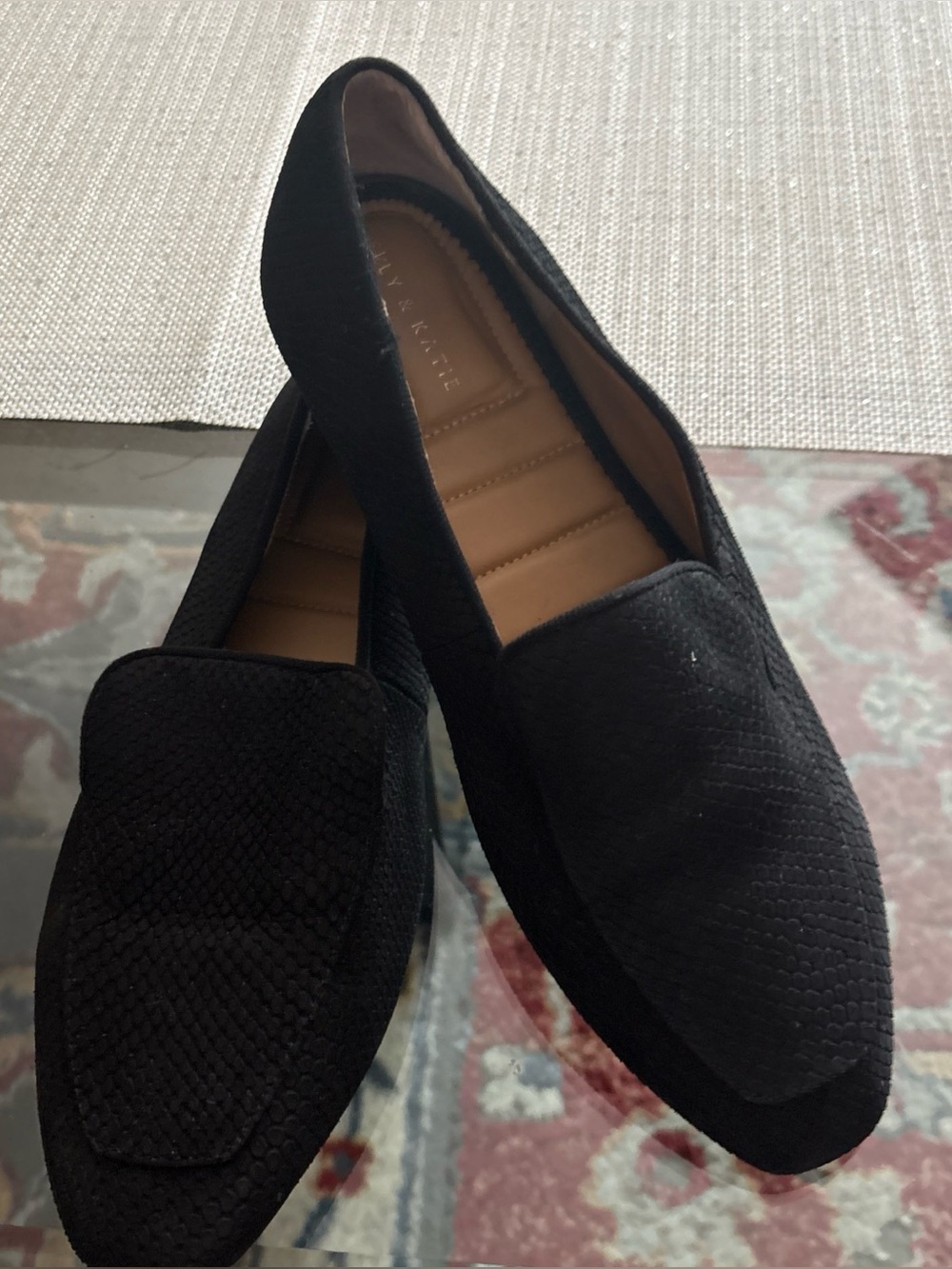 Kelly & Katie Black Men's Slip-On Loafers